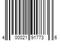Barcode Image for UPC code 400021917736