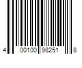 Barcode Image for UPC code 400100982518. Product Name: Michaels Silver Multipurpose Frame  Basics By Studio DÃ©corÂ®