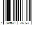Barcode Image for UPC code 4006581003122