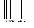 Barcode Image for UPC code 4047023220707