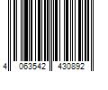 Barcode Image for UPC code 4063542430892. Product Name: BOSS Swimwear Starfish Shell Swim Shorts - M