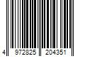 Barcode Image for UPC code 4972825204351. Product Name: Kawada Nanoblock Pokemon Series Flareon Micro-Sized Building Block Set