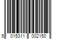 Barcode Image for UPC code 5015311002150