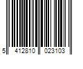 Barcode Image for UPC code 5412810023103