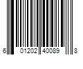 Barcode Image for UPC code 601202400898