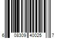 Barcode Image for UPC code 608309400257. Product Name: Fastenmaster 7 In. Universal White Gutter Screw & Ferrule  (10-Pack)