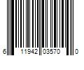 Barcode Image for UPC code 611942035700. Product Name: Charlotte Pipe 4-in x 4-in x 2-in PVC DWV Reducing Combo Wye | PVC 00502 1600