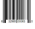 Barcode Image for UPC code 632565000630