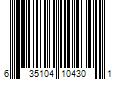Barcode Image for UPC code 635104104301