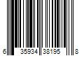 Barcode Image for UPC code 635934381958