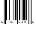 Barcode Image for UPC code 650270534936. Product Name: ORGANIQUE - WATER WAVE 3PCS 182022 (BLENDED)