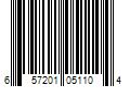 Barcode Image for UPC code 657201051104. Product Name: L OrÃ©al Group L Oreal Excellence HiColor Light Auburn  1.74 oz