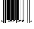 Barcode Image for UPC code 667930077474