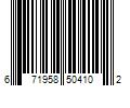 Barcode Image for UPC code 671958504102. Product Name: Huskee 0.5 in. x 101 in. Aramid V-Belt