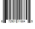 Barcode Image for UPC code 672501118845. Product Name: Cricket Static Free RPM 12XL Row Brush