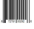 Barcode Image for UPC code 672781002926