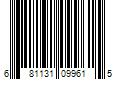 Barcode Image for UPC code 681131099615