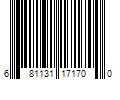 Barcode Image for UPC code 681131171700
