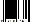 Barcode Image for UPC code 681131344203. Product Name: Red Collar Pet Foods Ol  Roy Jerky Sticks  Beef  25 oz