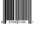 Barcode Image for UPC code 687339214201. Product Name: GoFit Extreme Power Handles - One Pair  Handle Color May Vary