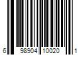 Barcode Image for UPC code 698904100201. Product Name: Pearhead  Inc. Ubbi Steel Odor Locking  No Special Bag Required  Registry Must-Have Diaper Pail  Gray Chevron