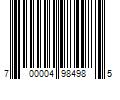 Barcode Image for UPC code 700004984985