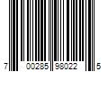 Barcode Image for UPC code 700285980225