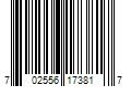 Barcode Image for UPC code 702556173817. Product Name: CAP Barbell  50lb Coated Hex Dumbbell  Single