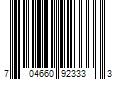 Barcode Image for UPC code 704660923333