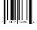 Barcode Image for UPC code 704751858384
