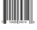 Barcode Image for UPC code 710425343148. Product Name: Take-Two Interactive Software MLB Power Pros - Wii
