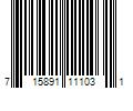 Barcode Image for UPC code 715891111031