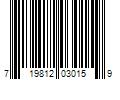 Barcode Image for UPC code 719812030159