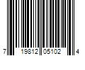 Barcode Image for UPC code 719812051024. Product Name: OXO STL DOUBLE LEVER WAITER S CORKSCREW