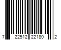 Barcode Image for UPC code 722512221802. Product Name: Maison d' Hermine Colmar 20" Cotton Napkin