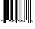 Barcode Image for UPC code 723459003049. Product Name: TANGLE  INC TANGLE THERAPY4 UNIT PDQ