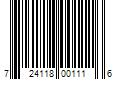 Barcode Image for UPC code 724118001116