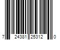 Barcode Image for UPC code 724381253120