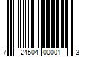 Barcode Image for UPC code 724504000013. Product Name: Krylon Short Cuts Gold High Gloss Mettalic 1 Fl. Oz. Hobby Paint - 1 Each