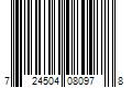 Barcode Image for UPC code 724504080978. Product Name: Krylon High Heat Max Satin Black Enamel Acrylic Interior Paint (1-quart) | K06400888
