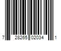 Barcode Image for UPC code 728265020341. Product Name: ZIP System 90-ft Panel System Tape in Black | HZIPTAPE