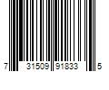 Barcode Image for UPC code 731509918335. Product Name: Kiss New York Soak Off Gel Polish KNGP017 Gray Area 0.34 oz
