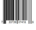 Barcode Image for UPC code 733739074188. Product Name: NOW Foods Organic Essential Oils  Geranium  1 fl oz (30 ml)