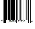 Barcode Image for UPC code 738685323304. Product Name: Evnroll Golf ER2v2 Silver Short Plumber Midblade Putter 34