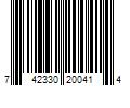 Barcode Image for UPC code 742330200414. Product Name: Donaldson Company P550920 Donaldson Lube Spin (Replaces 269-8325)