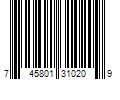Barcode Image for UPC code 745801310209. Product Name: MWI VETERINARY SUPPLY Durvet Power Fly Spray and Wipe 32 oz