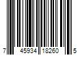 Barcode Image for UPC code 745934182605