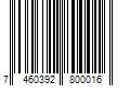 Barcode Image for UPC code 7460392800016. Product Name: Hair Plus NJ Shampoo Crecimiento Hair Plus 16oz