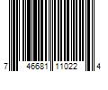 Barcode Image for UPC code 746681110224. Product Name: Roc-Lon Blackout Single Curtain Panel