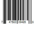 Barcode Image for UPC code 747583094858. Product Name: MSI Ashen Estate 0.75 in. Thick x 1.77 in. Wide x 94 in. Length Luxury Vinyl Stair Nose Molding